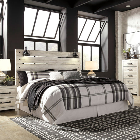Matching four piece bedroom set in bedroom