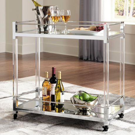 Bar table and three bar stools
