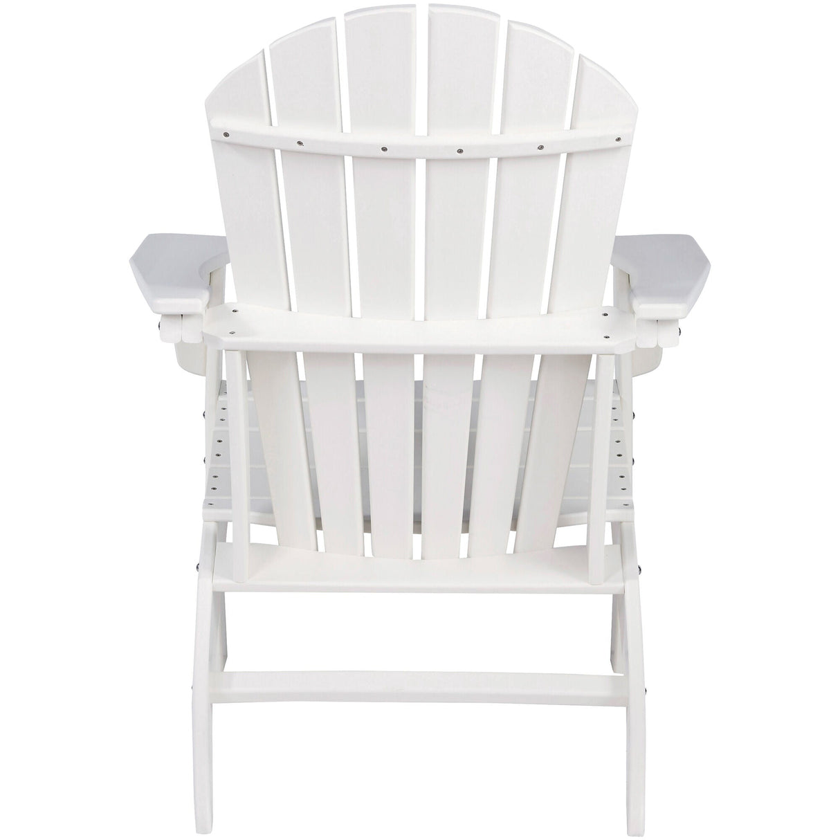 Back view of Sundown White Adirondack Chair