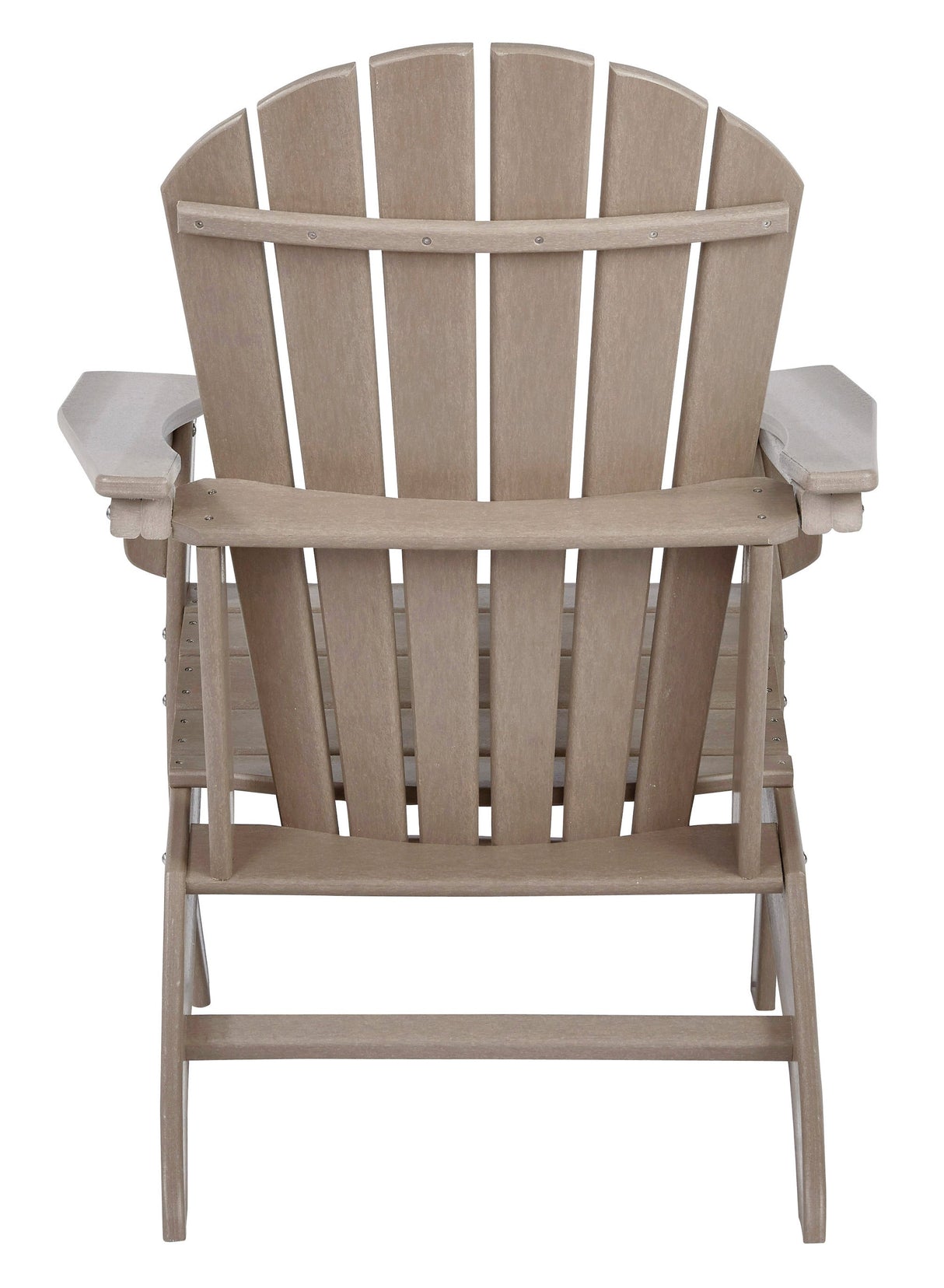 Back view of Sundown Driftwood Adirondack Chair