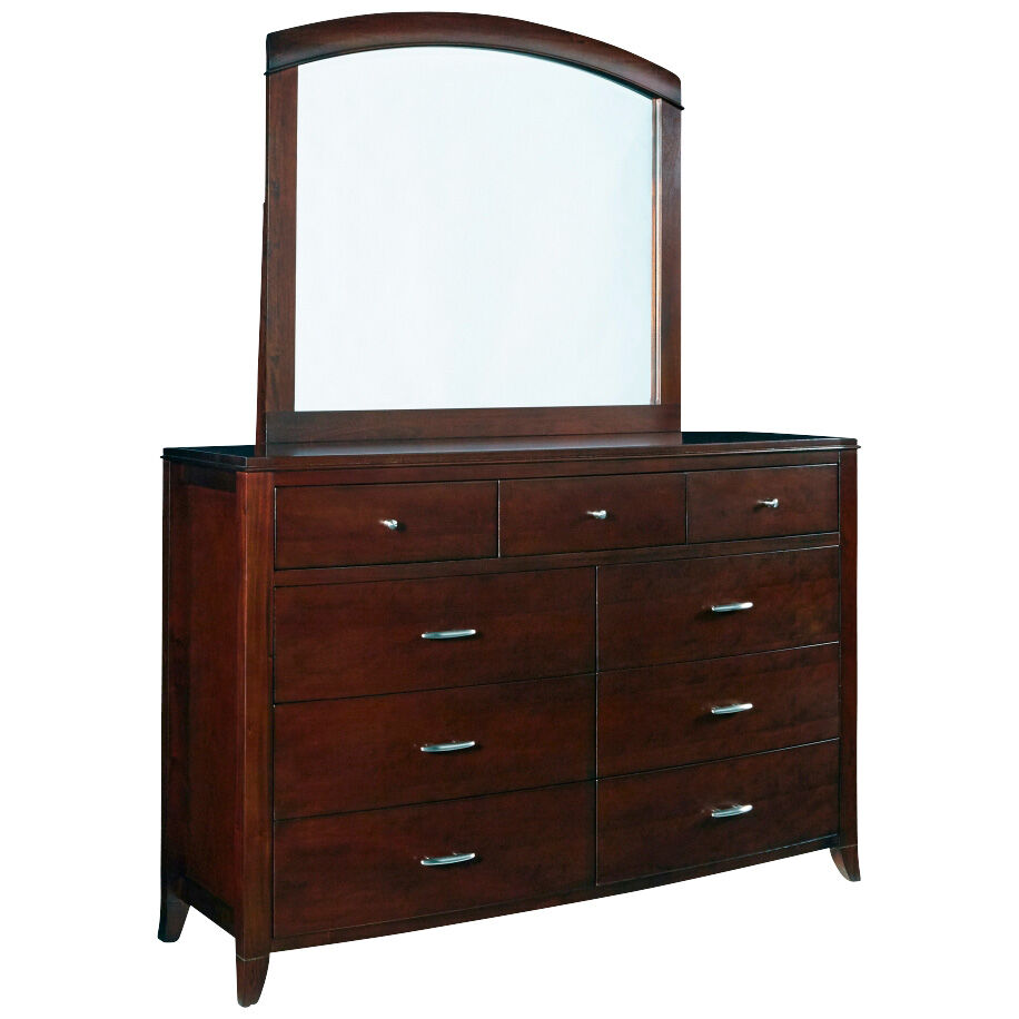 Front left view of Brighton Cinnamon Dresser