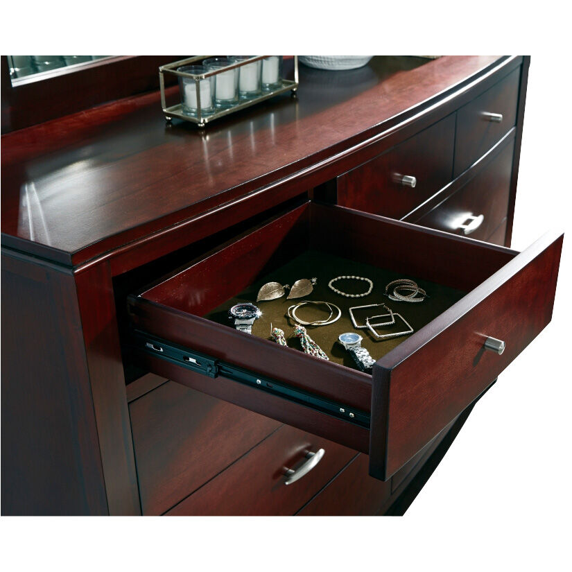 Detail view of Brighton Cinnamon Dresser