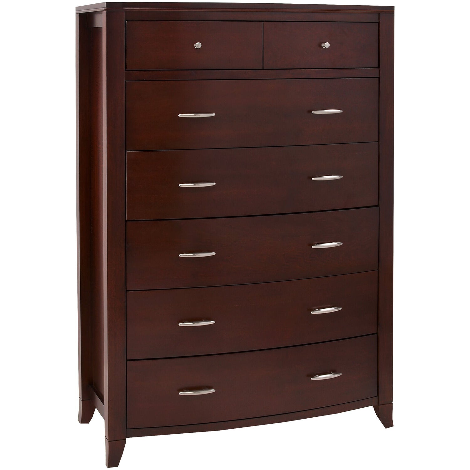 Front right view of Brighton Cinnamon 7 Drawer Chest