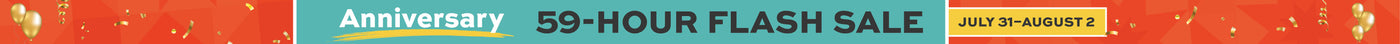 Promotional banner for a 24-hour flash sale with discounts on best brands.