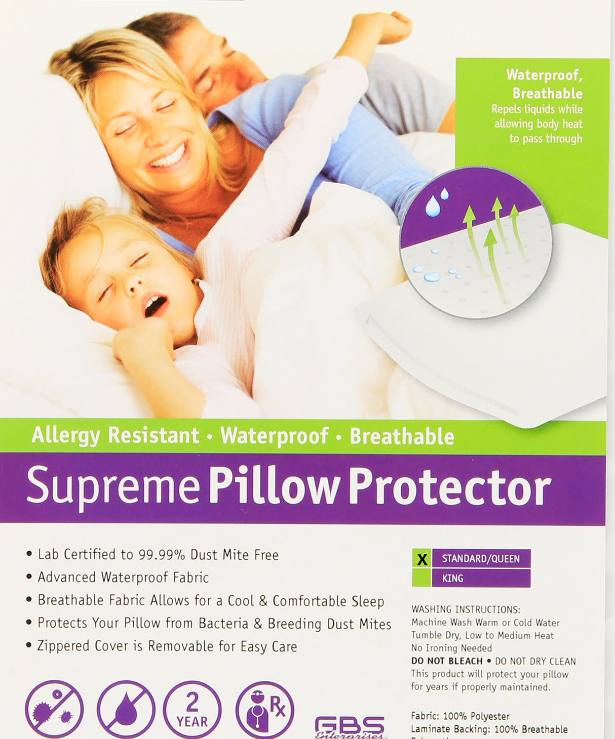 Interlock Supreme Pillow Protector