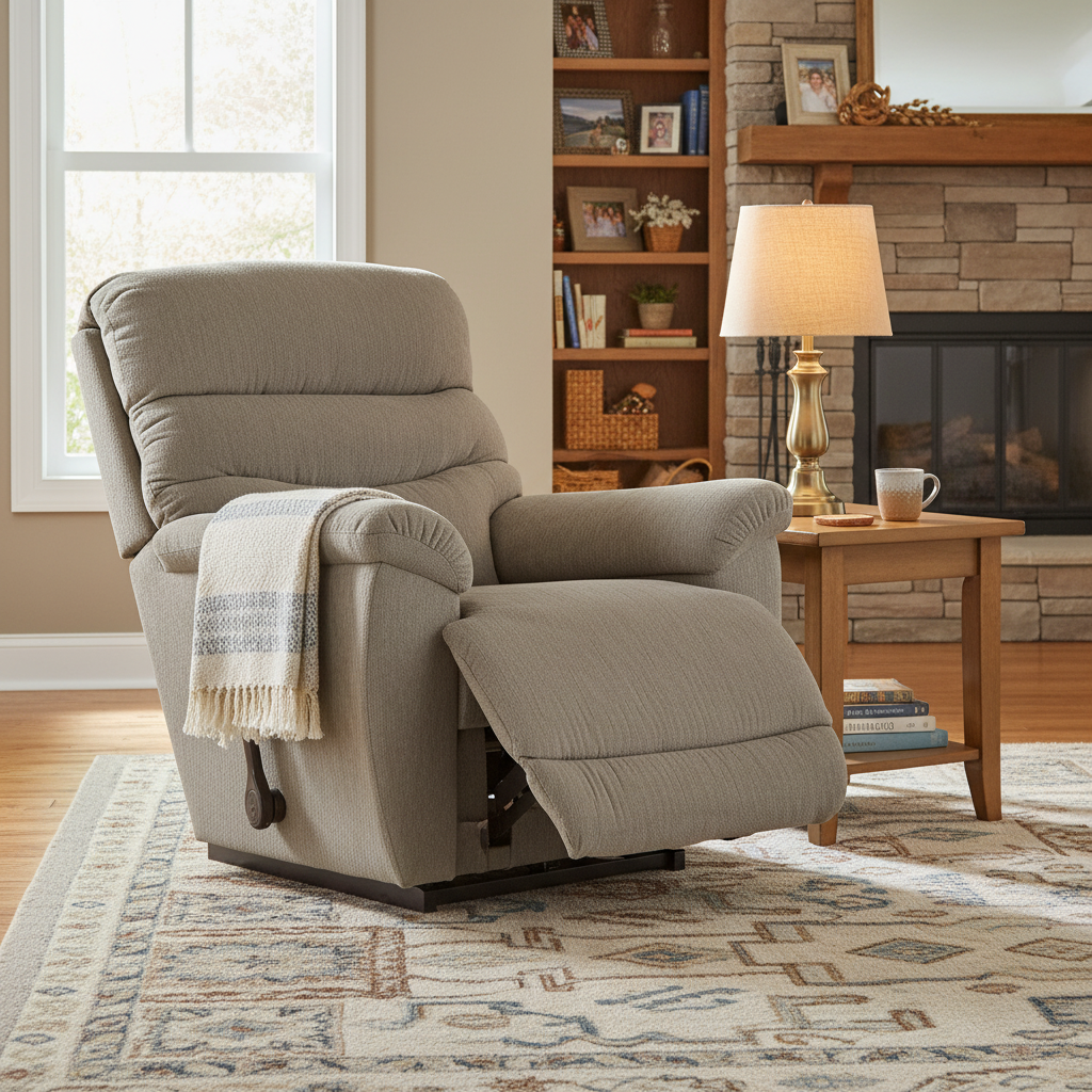 Room view of Joshua Pebble Rocker Recliner