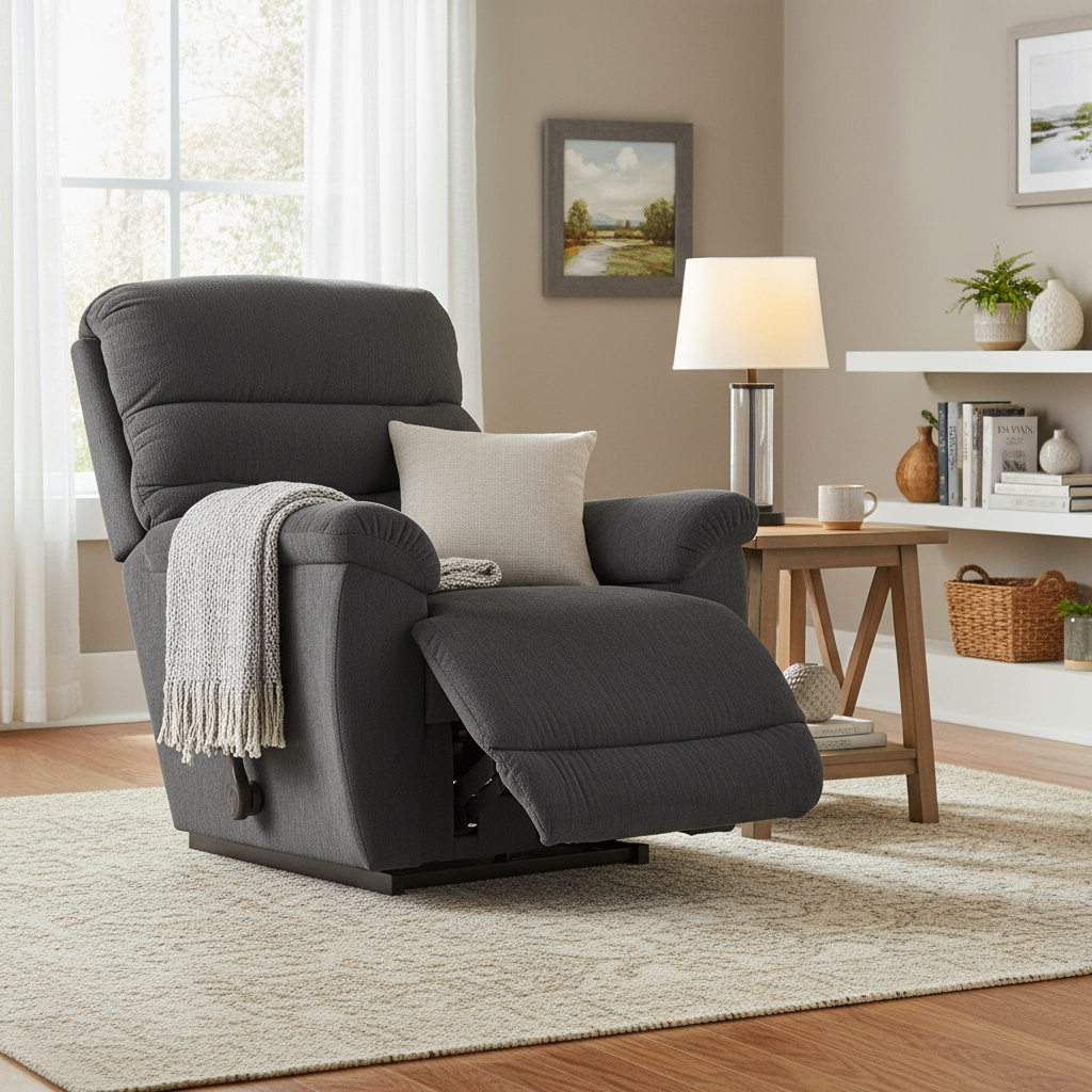 Room view of Joshua Midnight Rocker Recliner