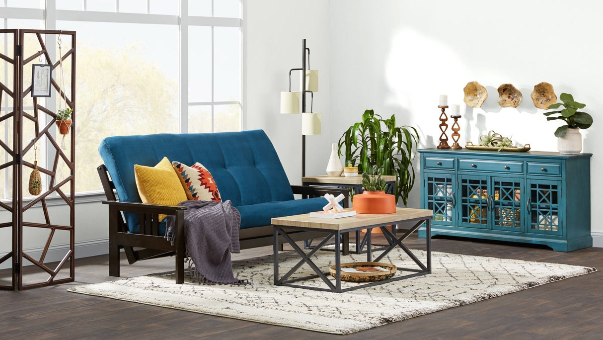 Room setting 3 featuring Colfax Espresso Futon Frame