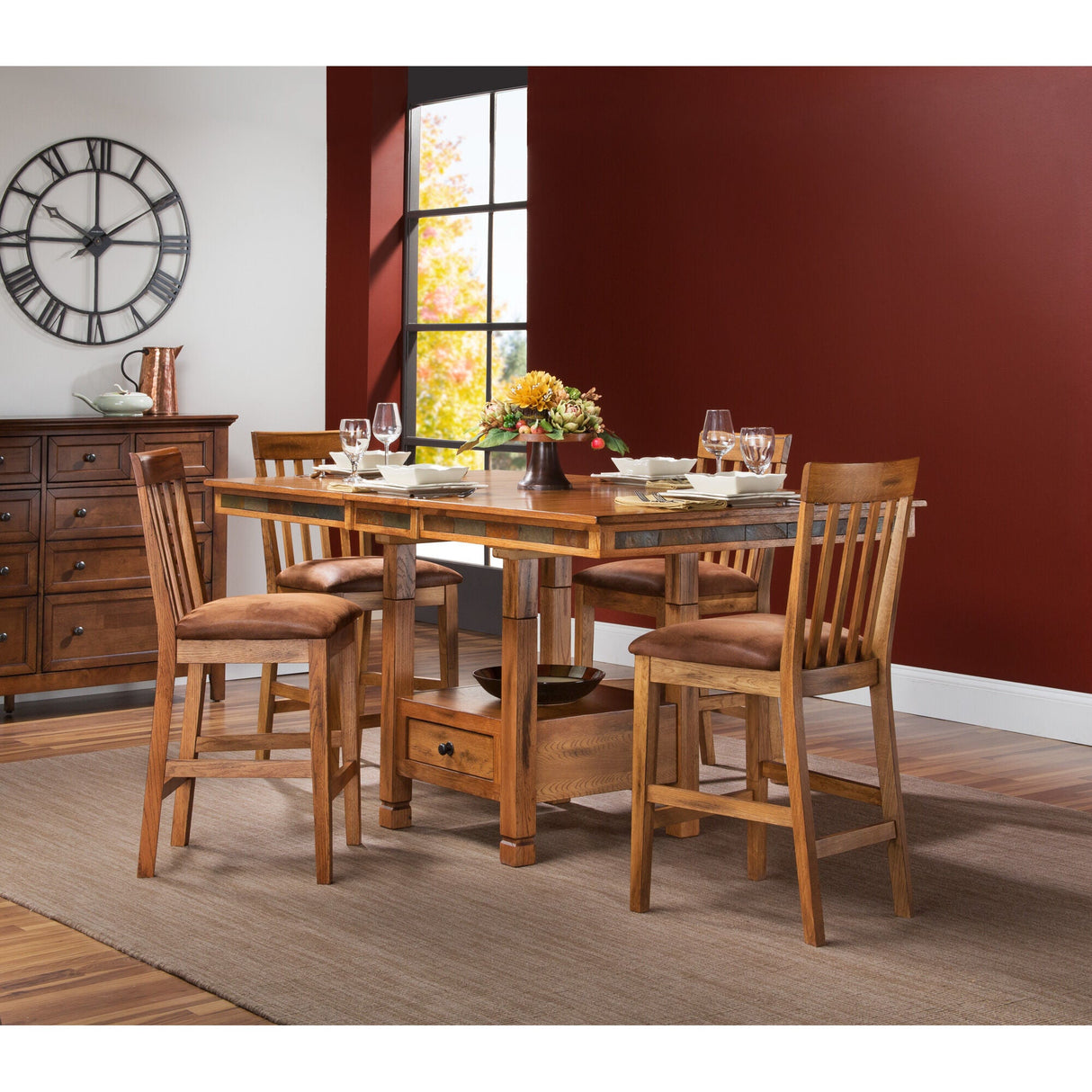 Sedona 5 Piece Counter Dining Set