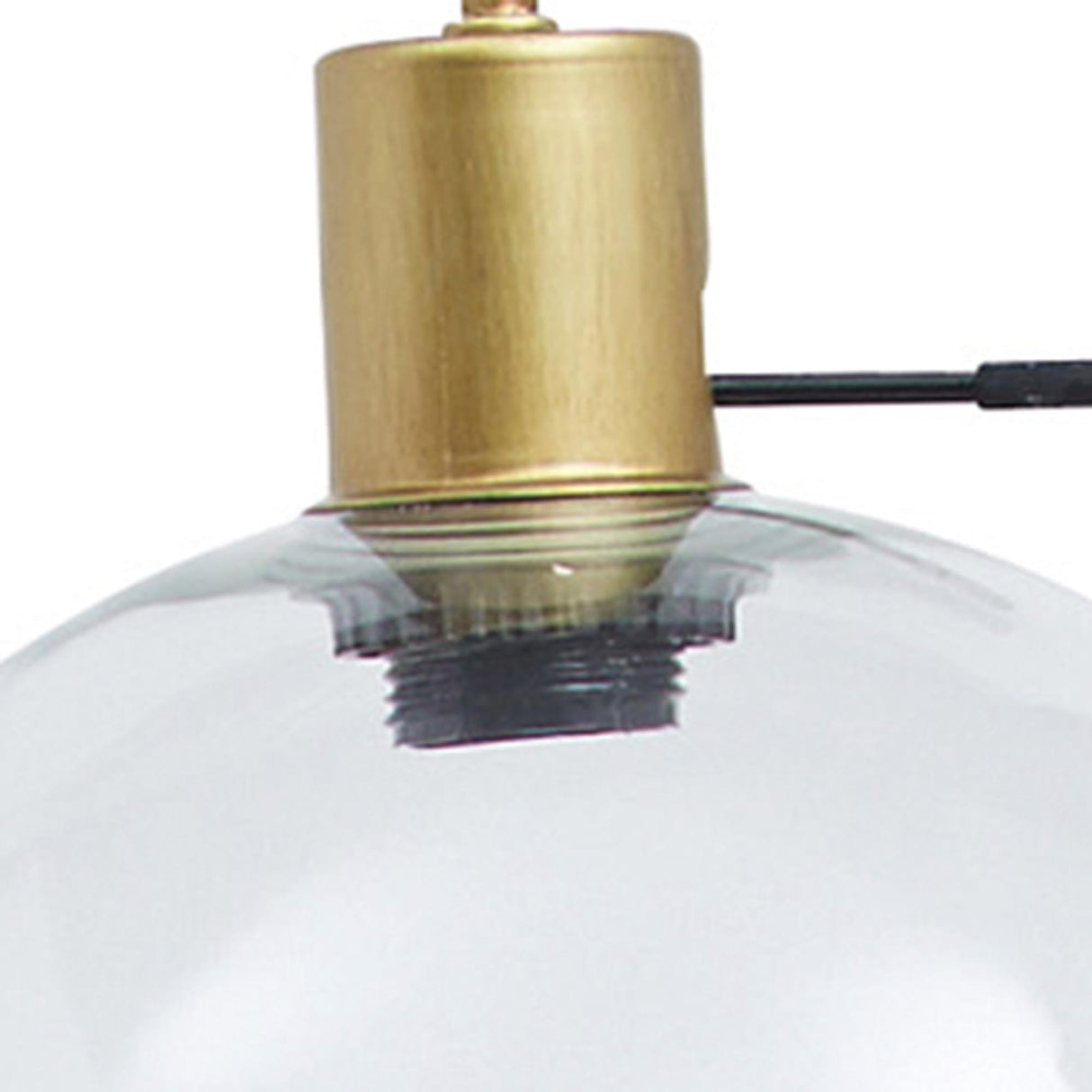 Swatch of the Marilee Antiqued Brass Floor Lamp