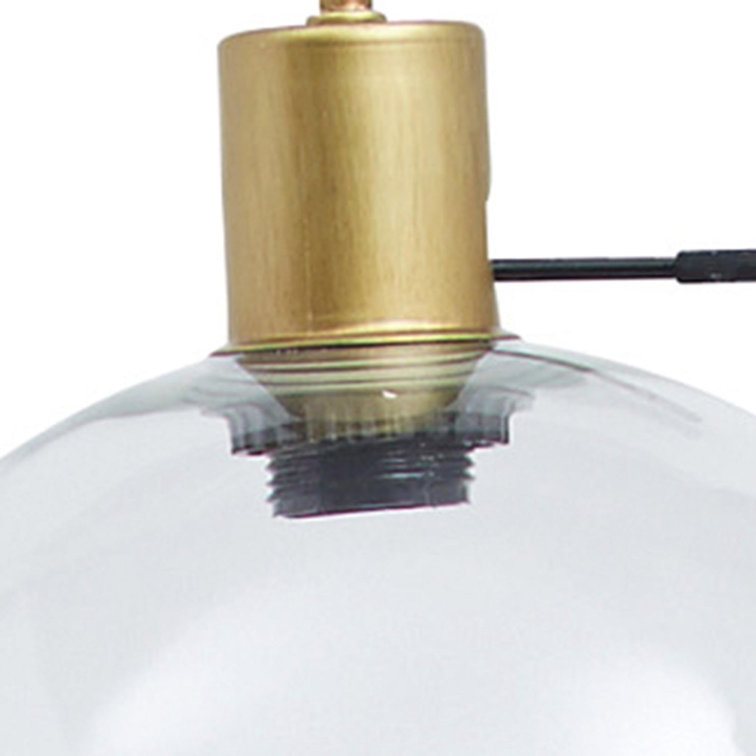 Swatch of the Marilee Antiqued Brass Floor Lamp