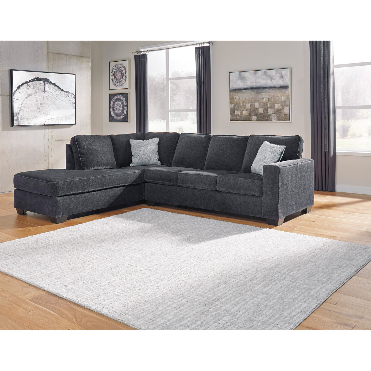 Riles Left Chaise Sectional - QK1016468_ASHL_LF1_RM