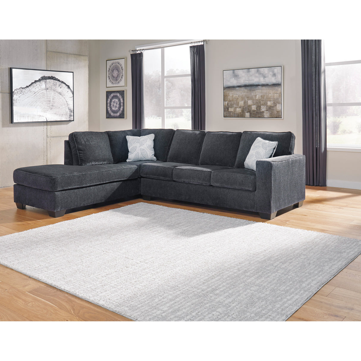 Riles Left Chaise Sectional - QK1016468_ASHL_LF2_RM