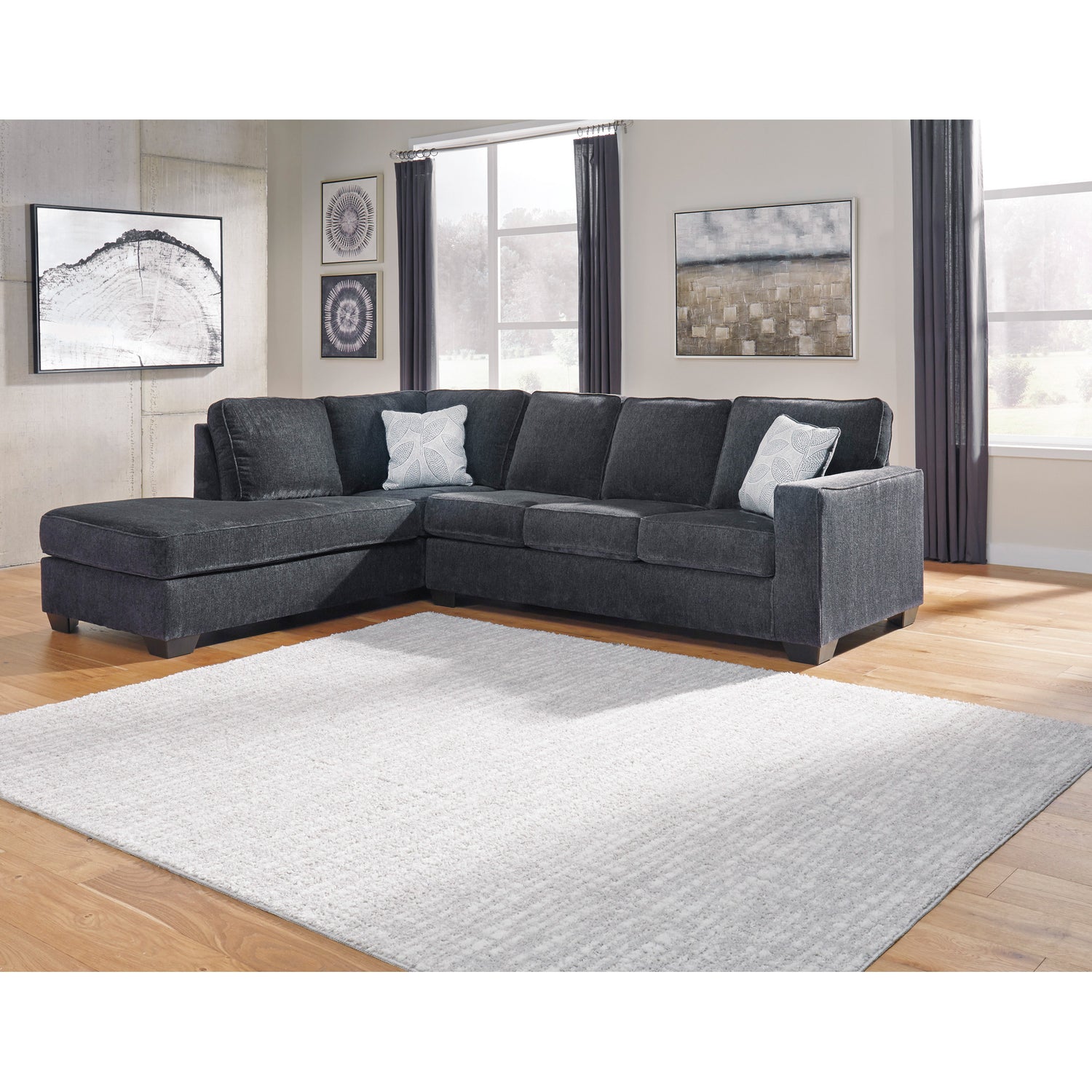 Riles Left Chaise Sectional - QK1016468_ASHL_LF2_RM