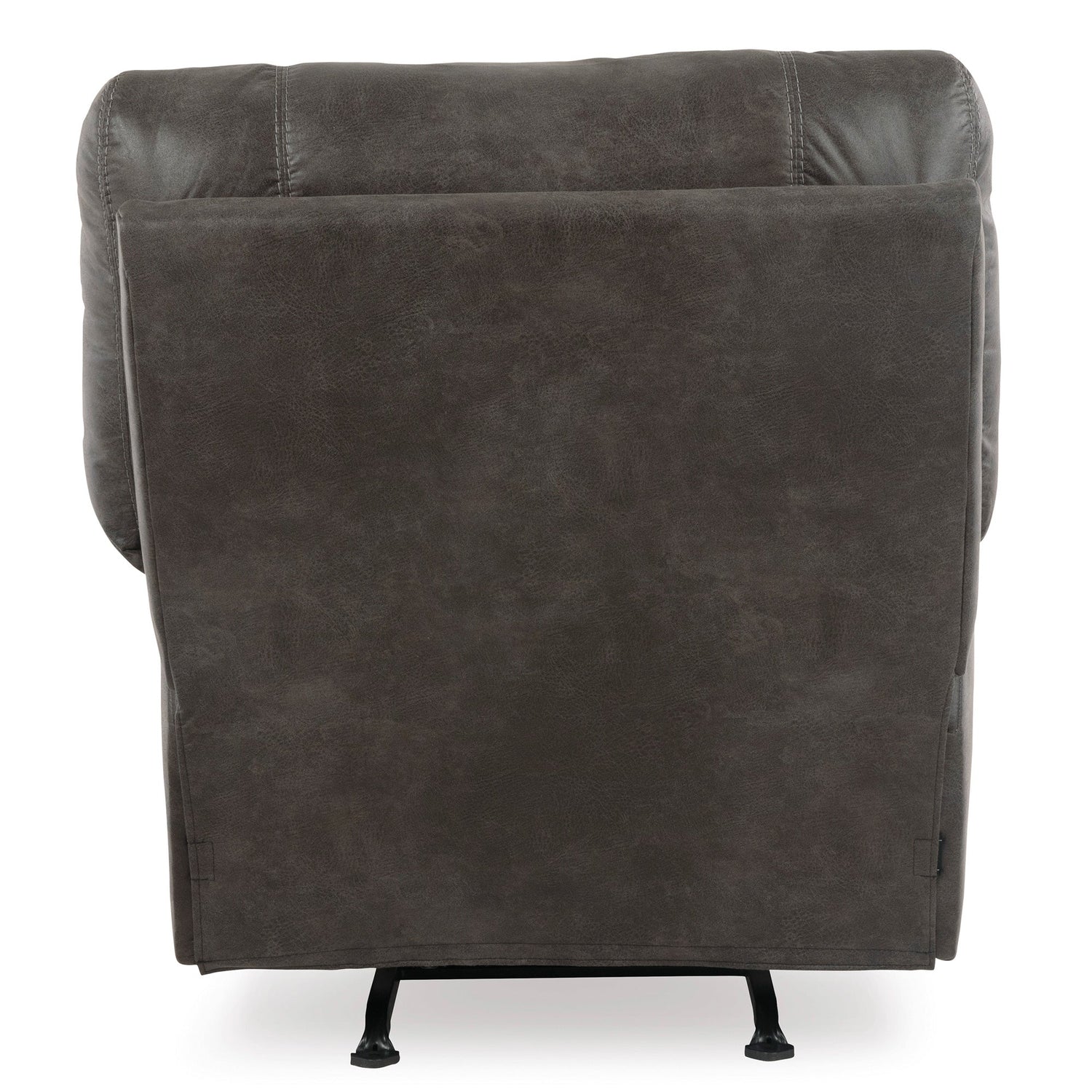 Back view of Grover Gray Rocker Recliner
