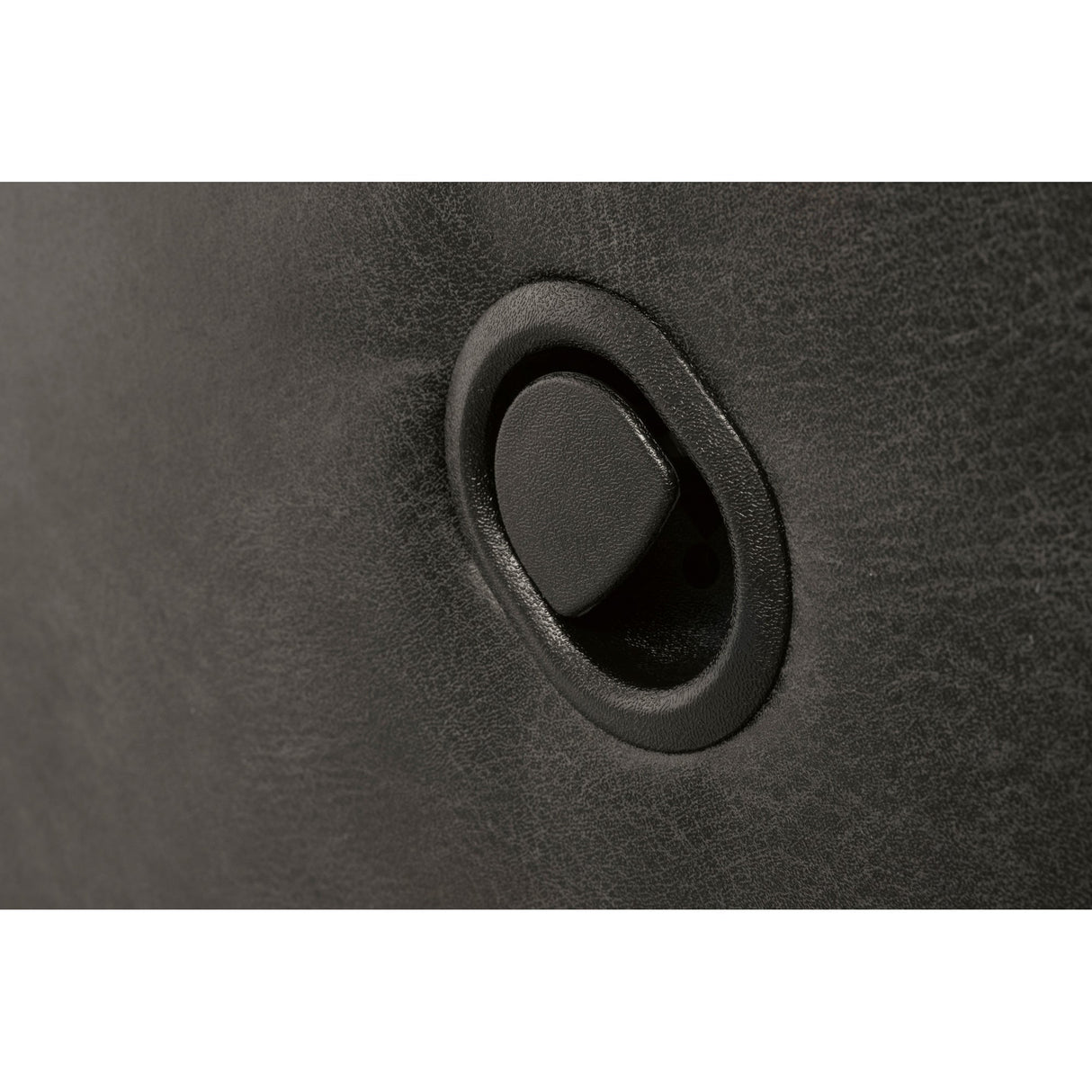 Detail view of Grover Gray Rocker Recliner