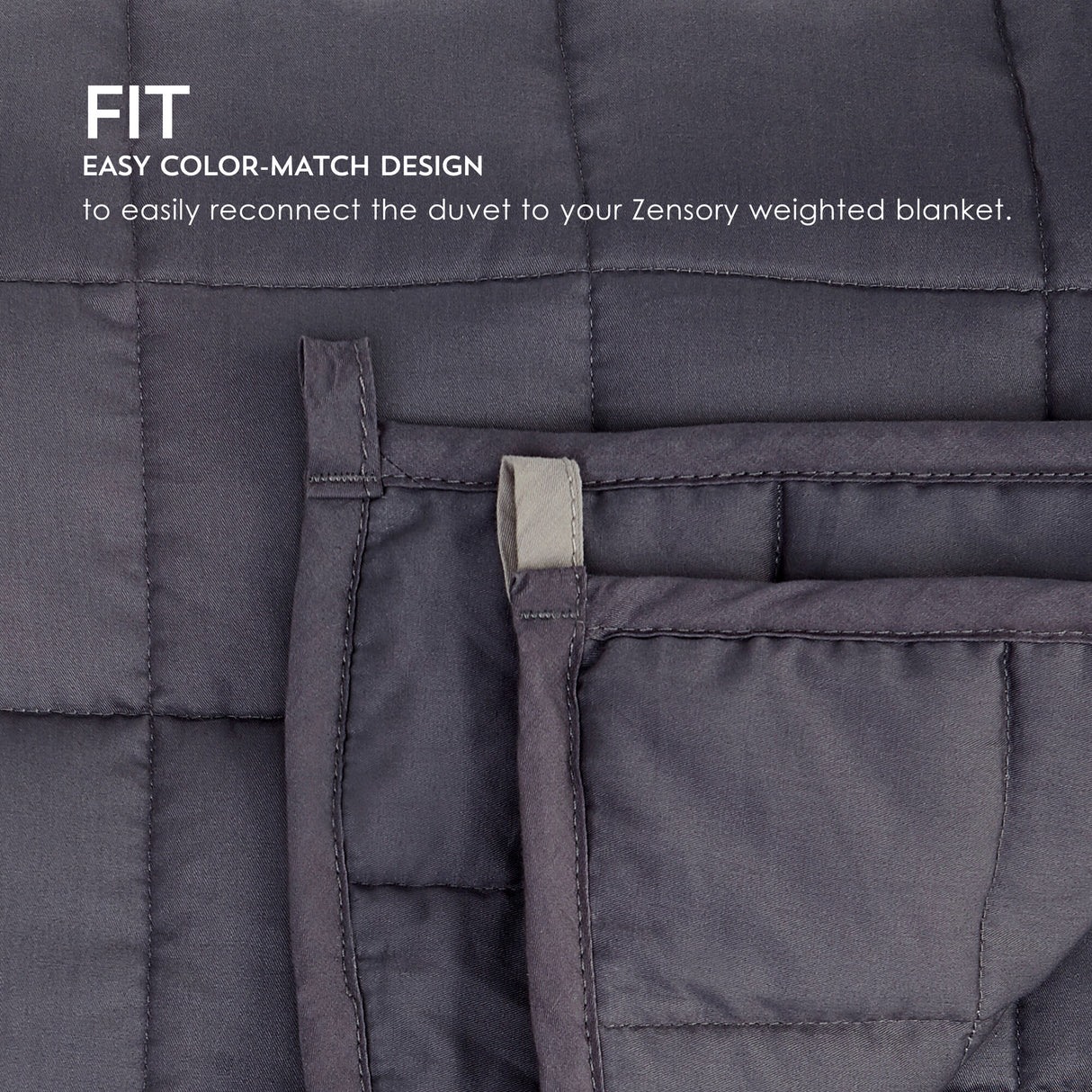 Zensory Weighted Blanket Duvet Cover - QK1021316_PURE_IS1_OL
