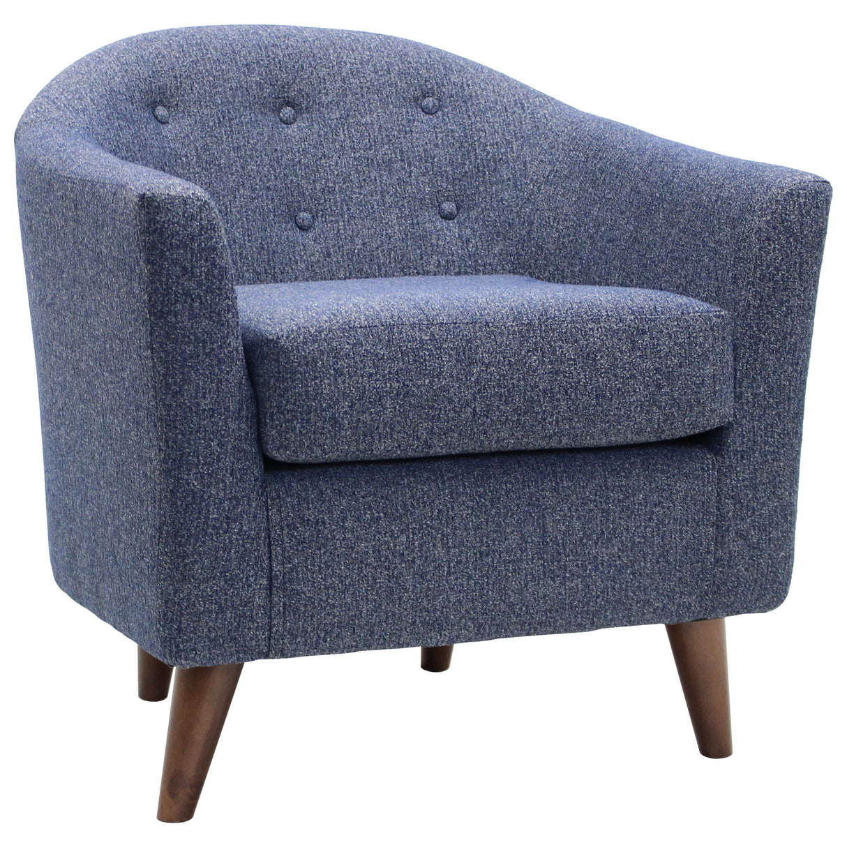 Front right view of Marissa Twilight Accent Chair