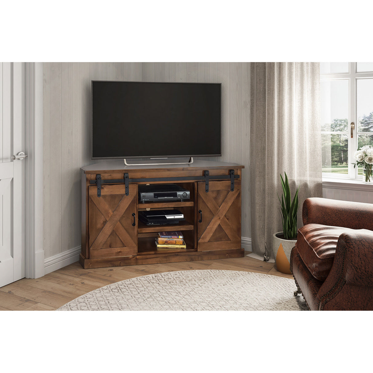 Farmhouse 56 Inch Corner Console - QK1023089_LEGE_LF1_RM