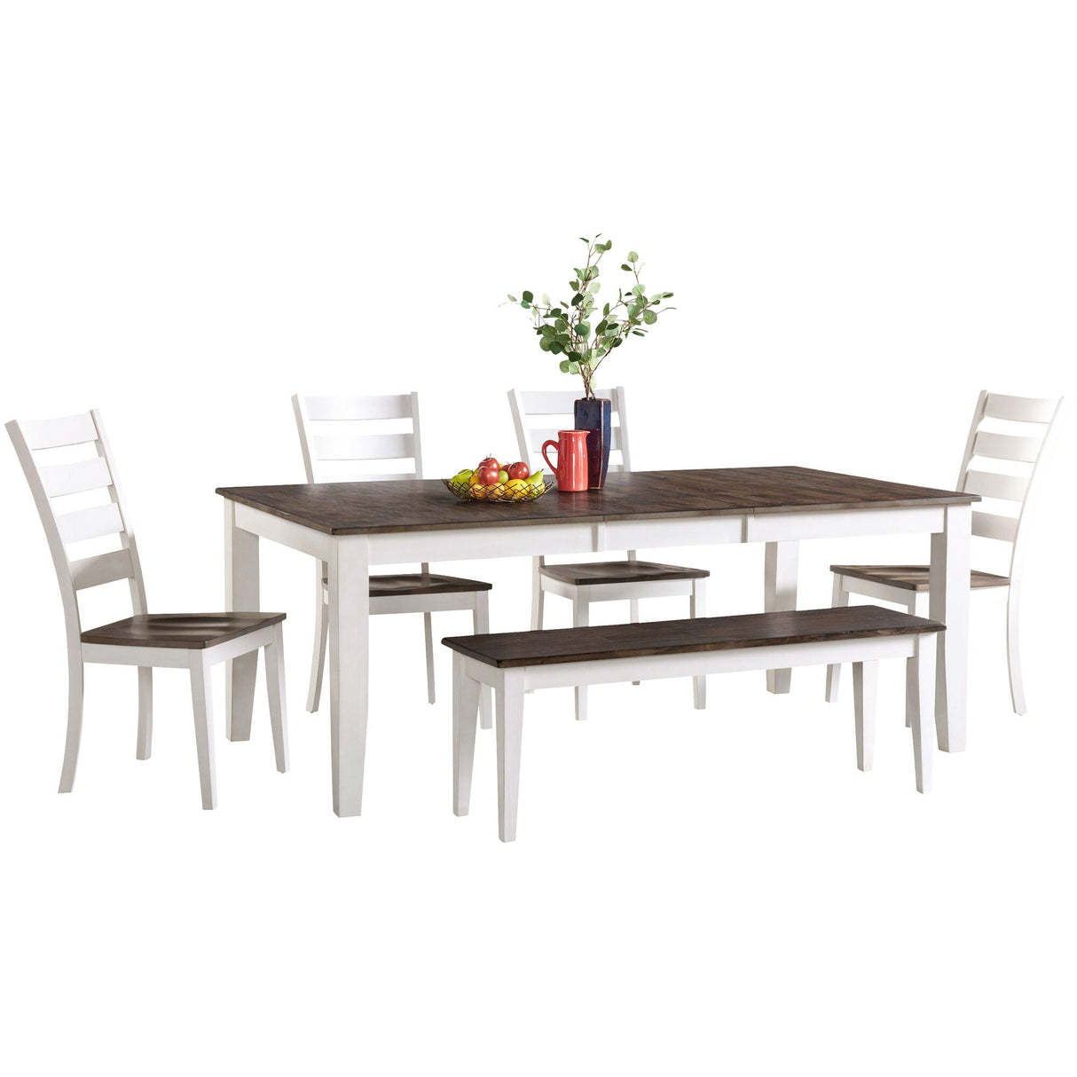 Kona Gray 5 Piece Ladder Back Dining Set QK1024469
