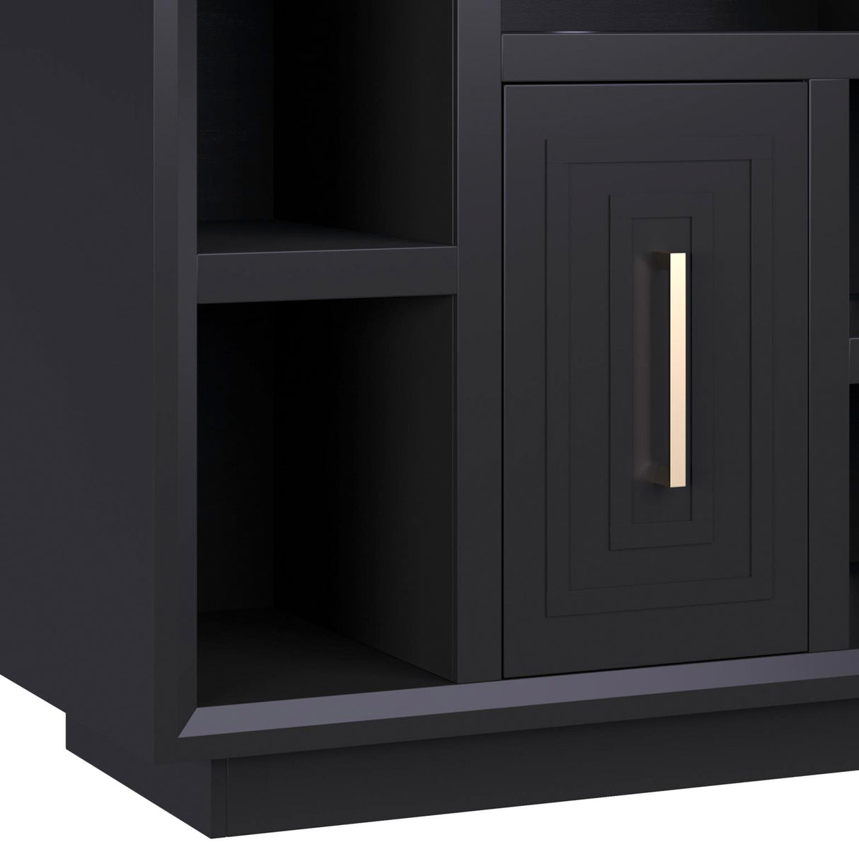 Detail view of Sunset Seal 83 Inch Console