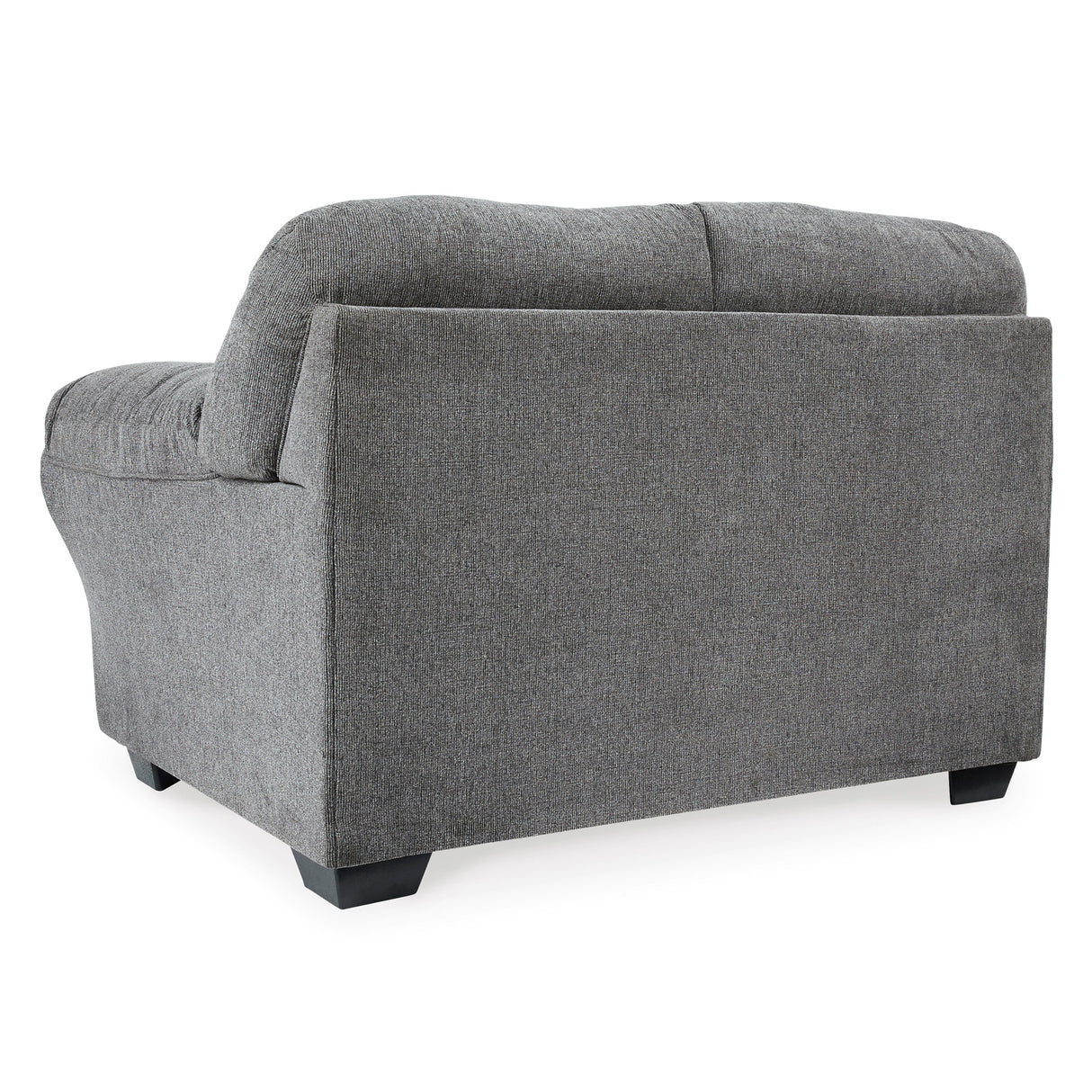 Back view of Allmaxx Gray Loveseat