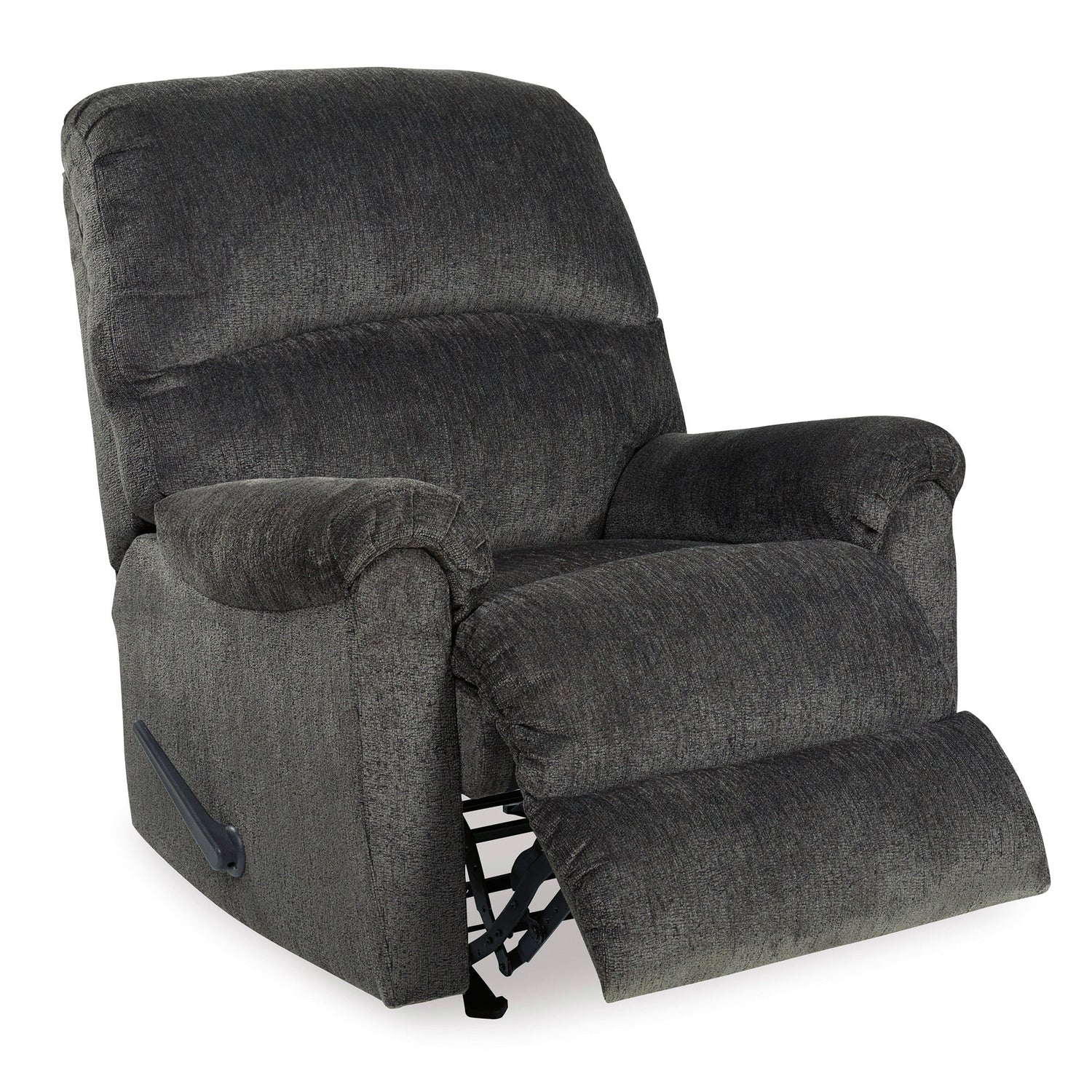 Front right view of Ballinasloe Smoke Rocker Recliner