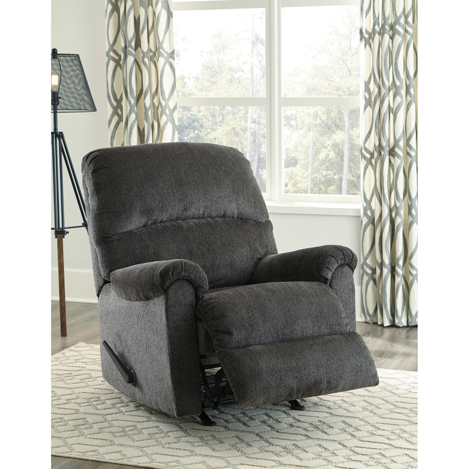 Room setting 2 featuring Ballinasloe Smoke Rocker Recliner