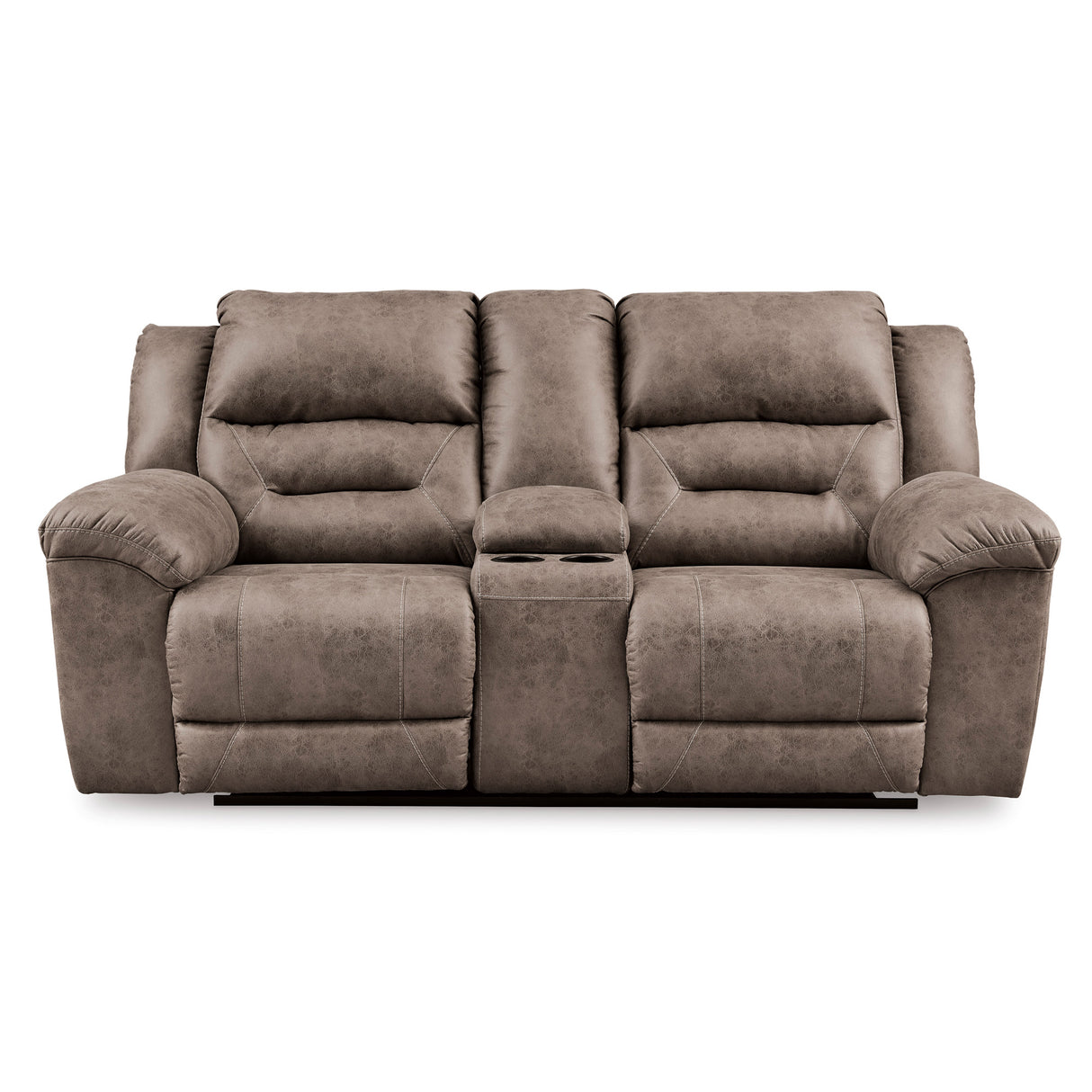 Stoneland Reclining Console Loveseat