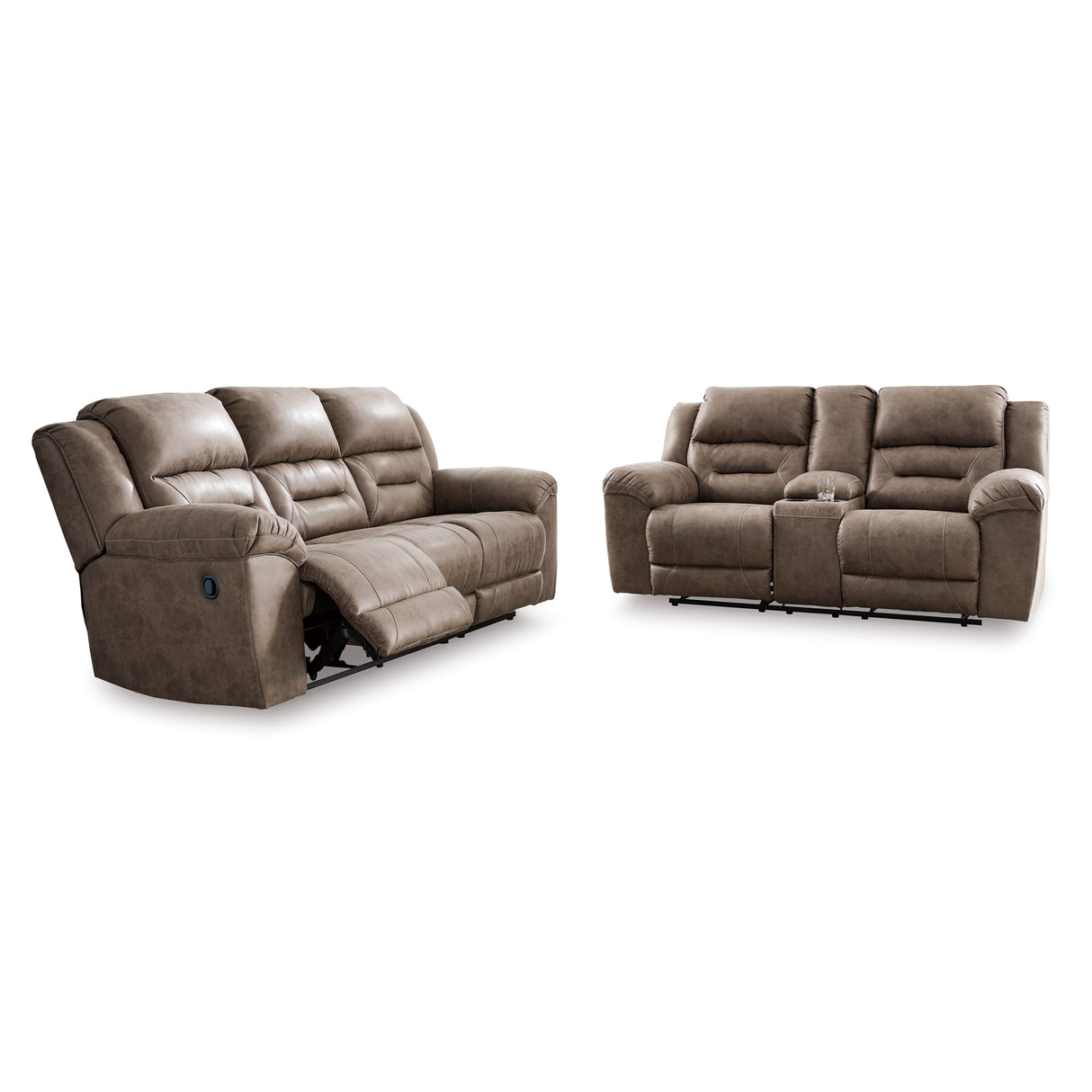 Stoneland Power Reclining Console Loveseat