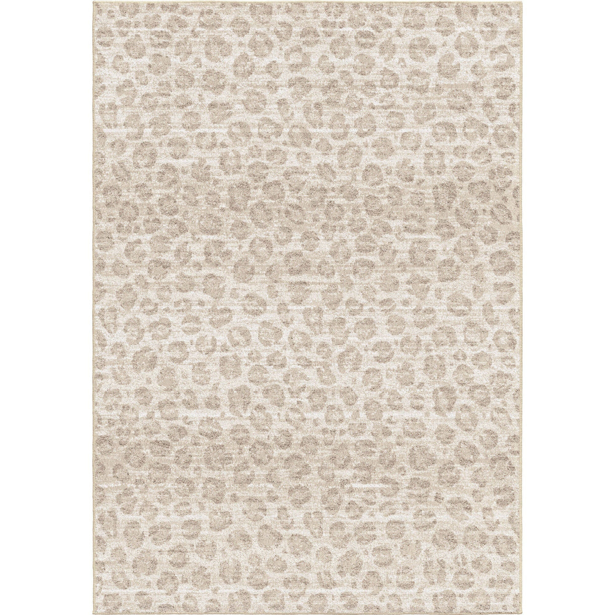 Snow Leopard Beige 5x8 Rug QK1037408