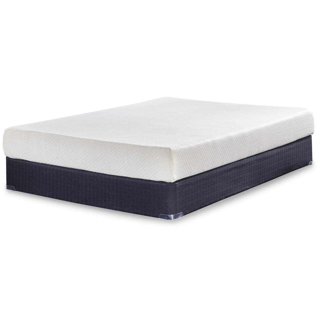 Front left view of Ashley Chime 8 Inch Memory Foam Queen Mattress