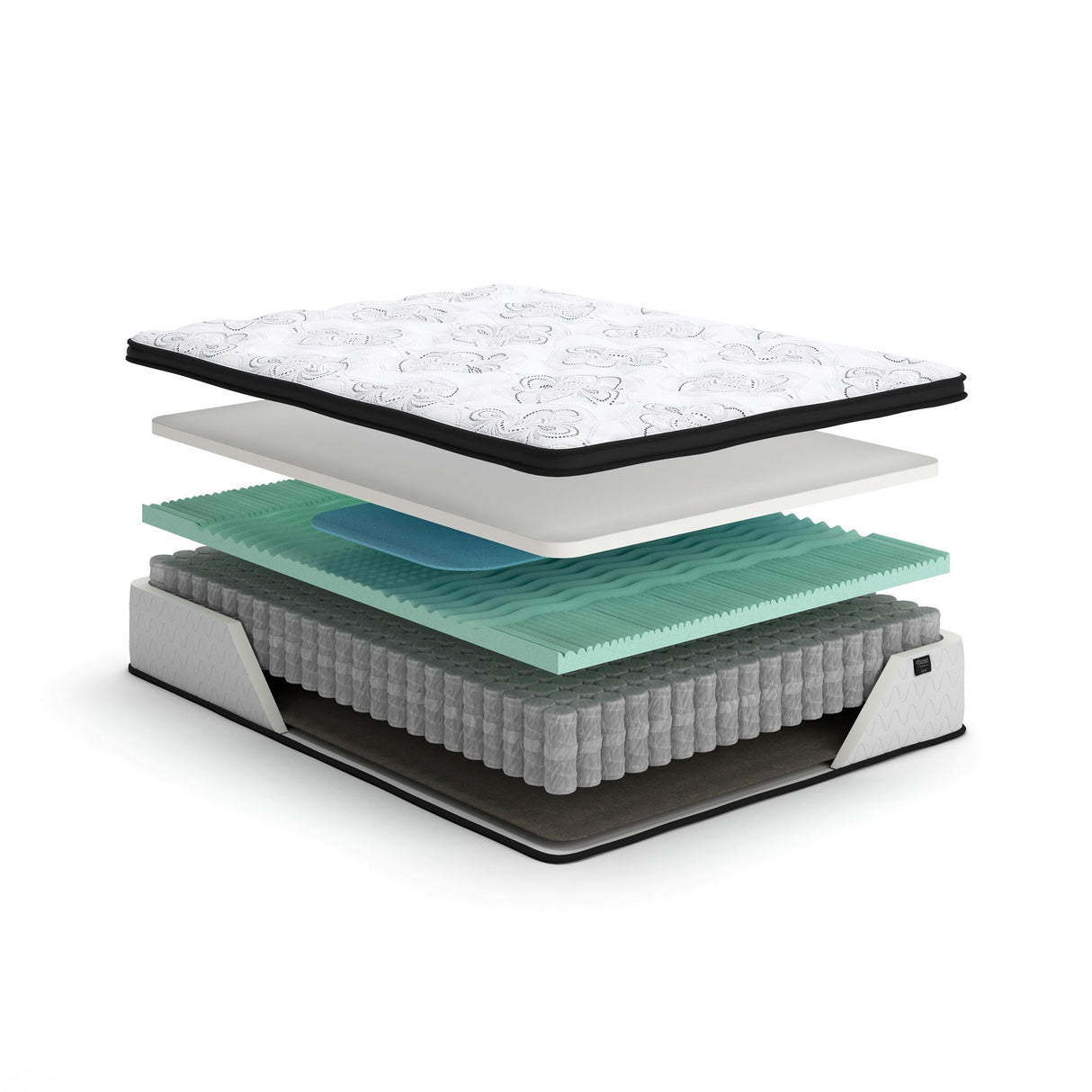 Detail view of Ashley Chime 12 Inch Hybrid Full Mattress