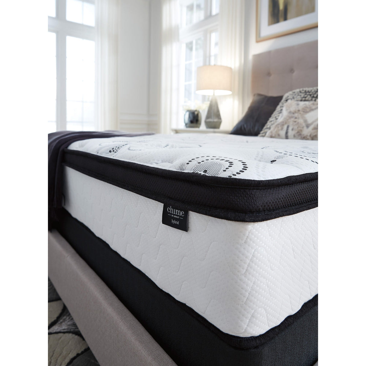 Room setting 4 featuring Ashley Chime 12 Inch Hybrid Full Mattress