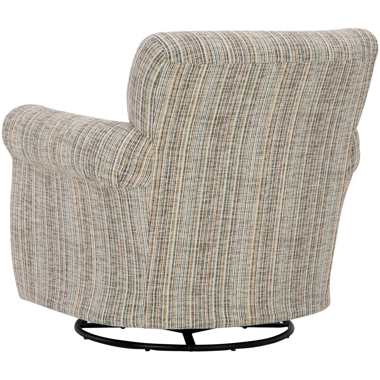 Back view of Gemily Brown Swivel Glider