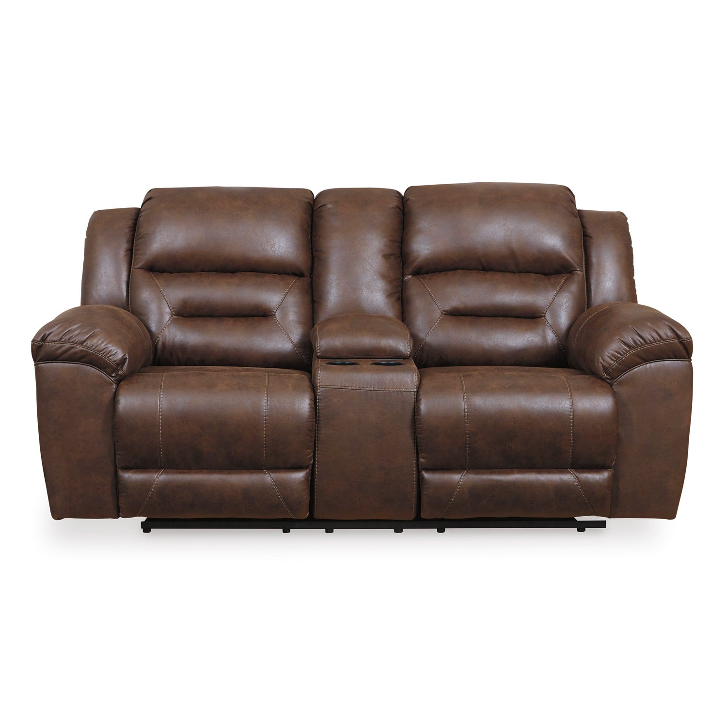 Stoneland Reclining Console Loveseat