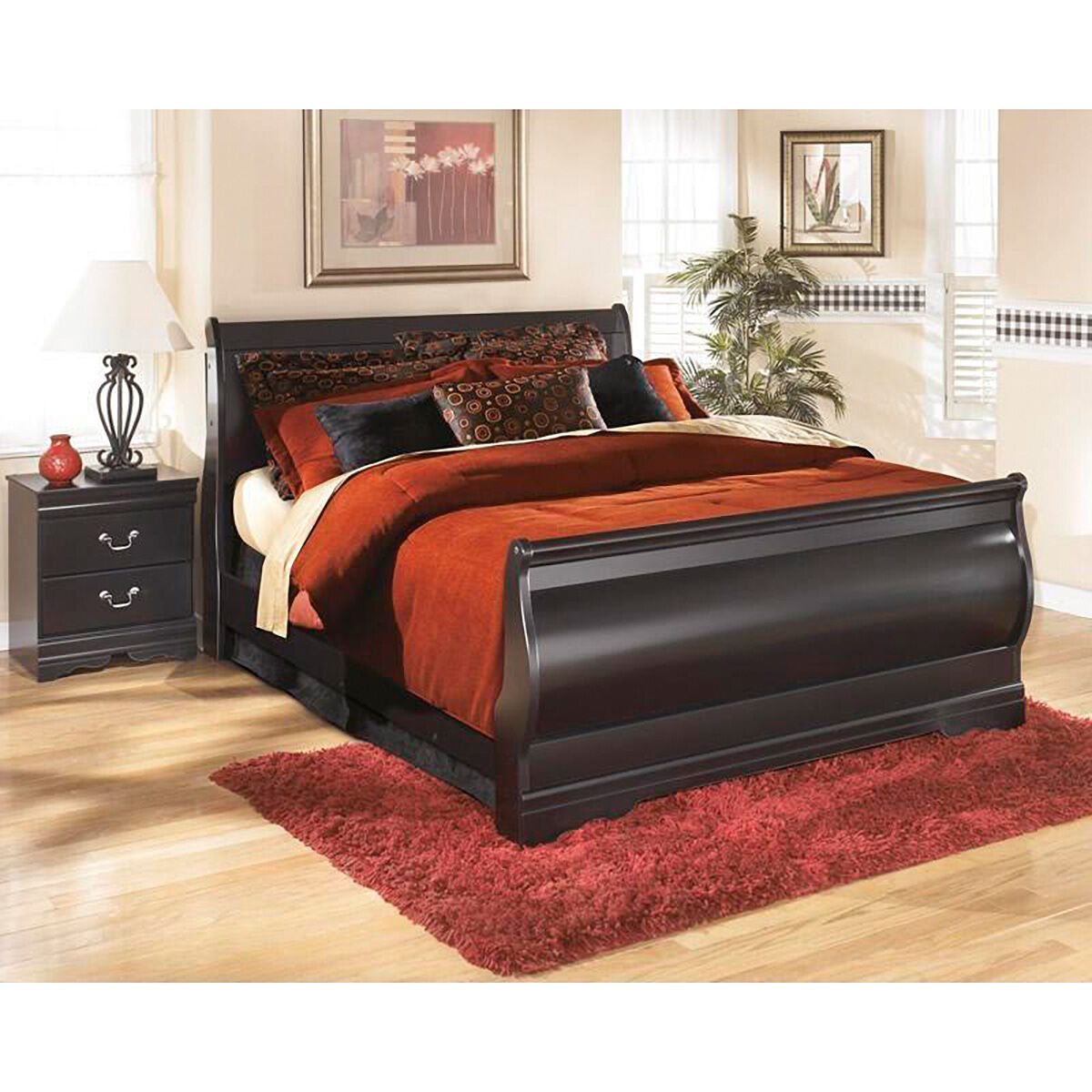 Huey Vineyard Sleigh Headboard