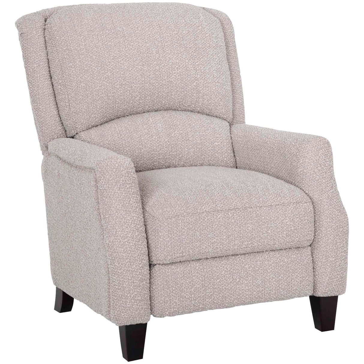 Front left view of Stockholm Fog Leg Recliner