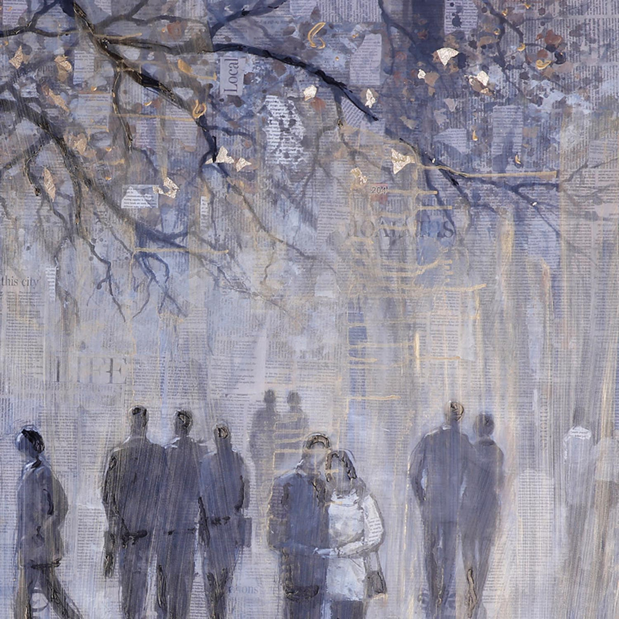 Swatch of the City Walk Wall Art