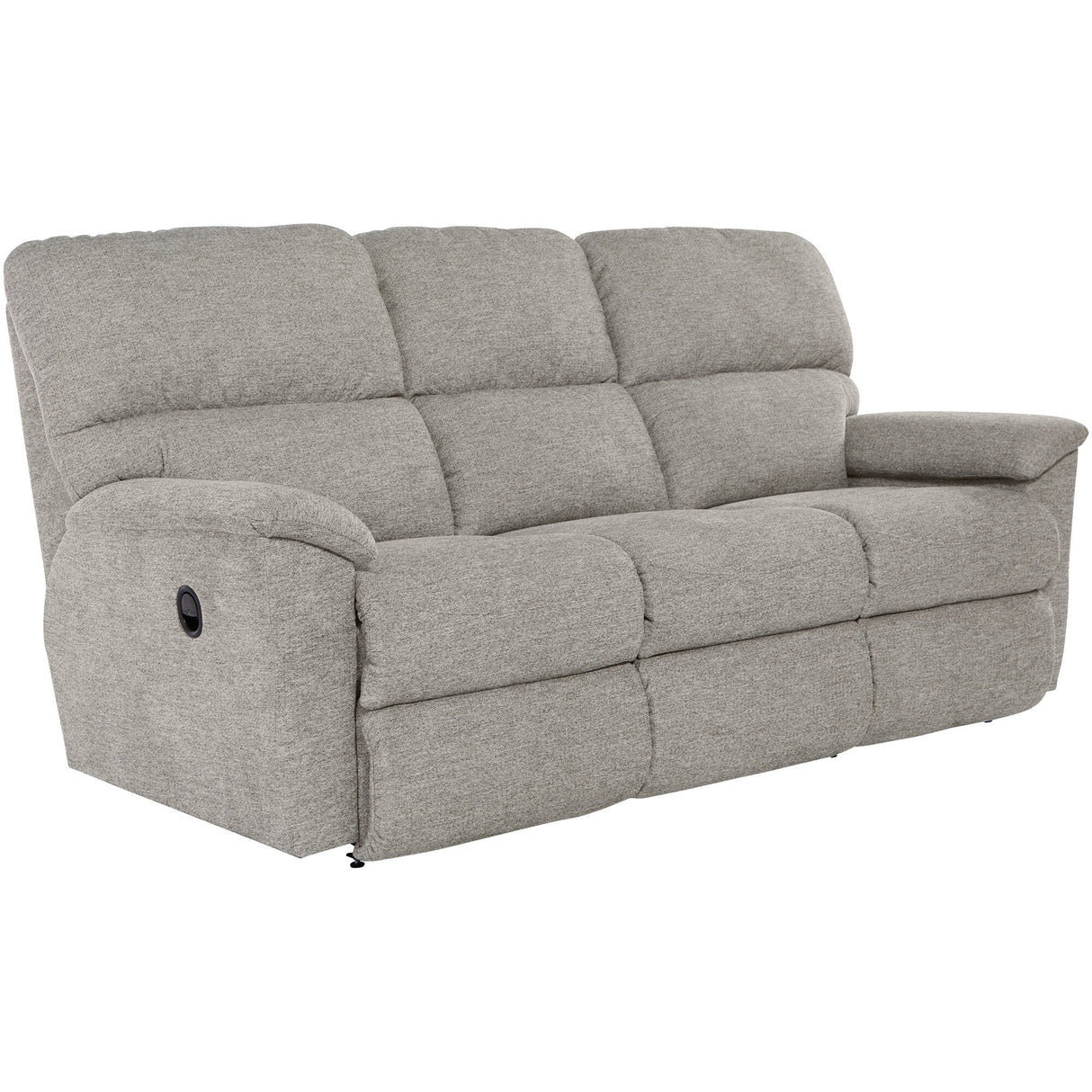 Front right view of Brooks Muslin Reclining Sofa