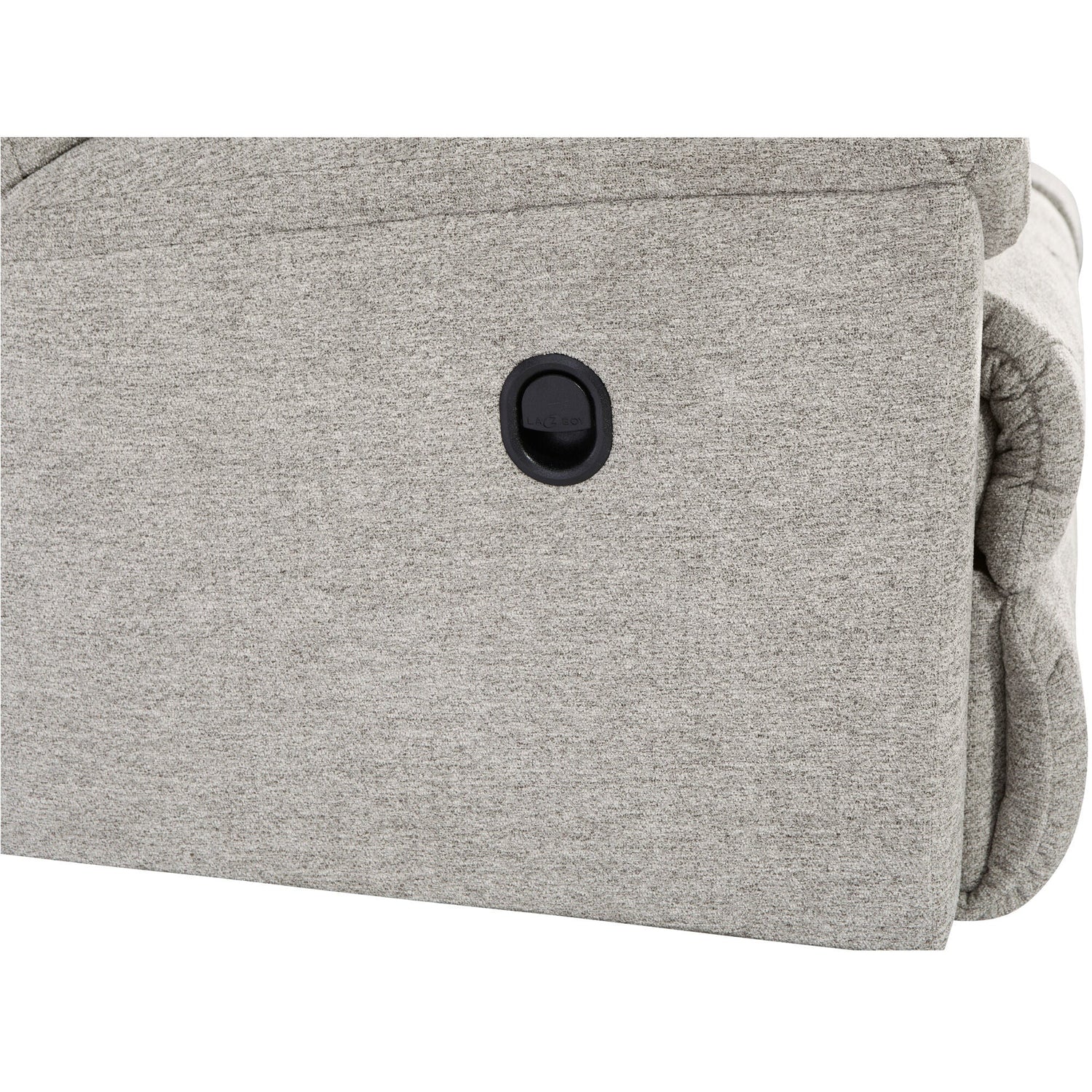 Detail view of Brooks Muslin Reclining Sofa