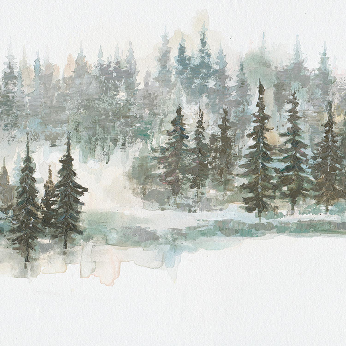 Swatch of the Heartland Home Green Forest View Wall Art