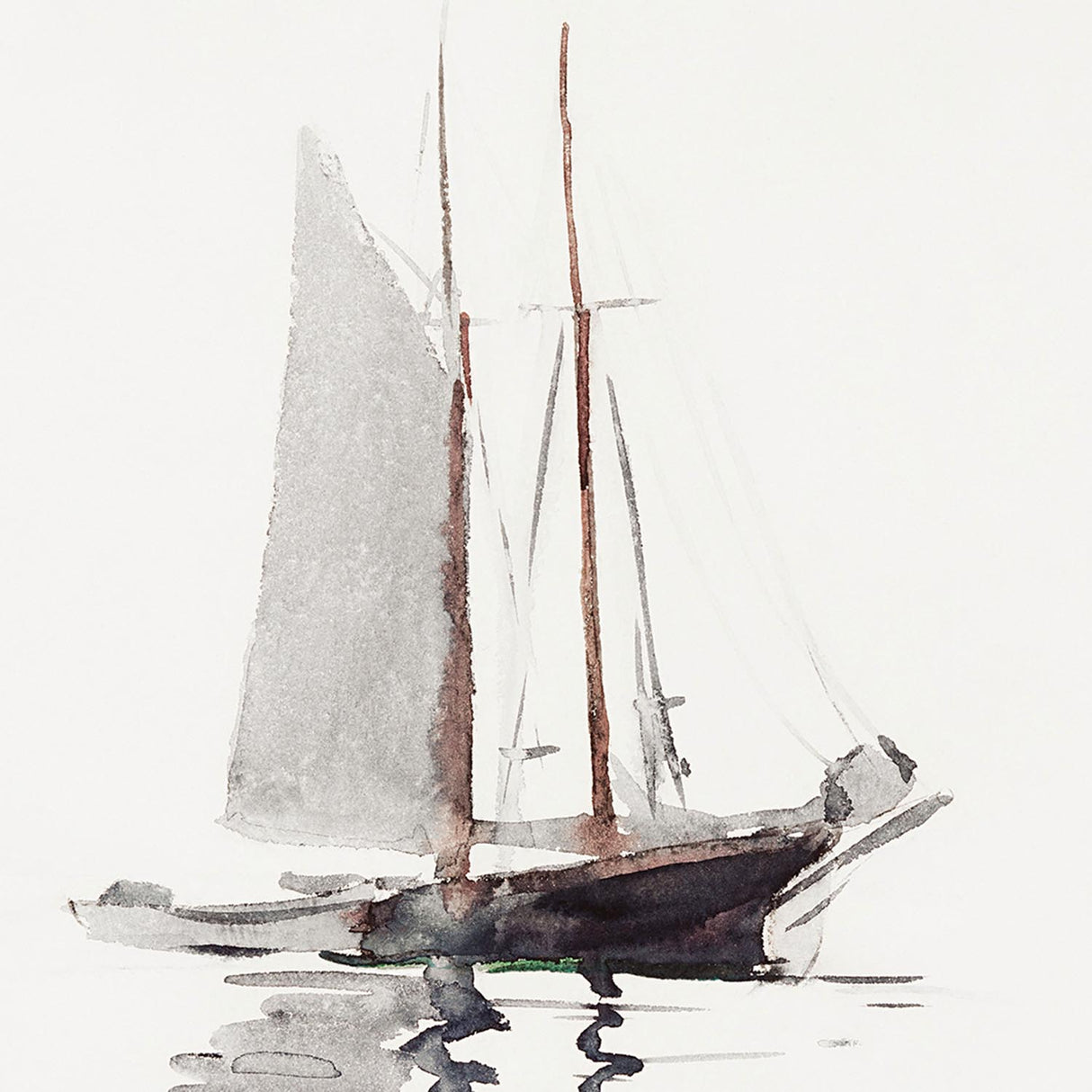 Swatch of the Heartland Home Boat Shadow Wall Art