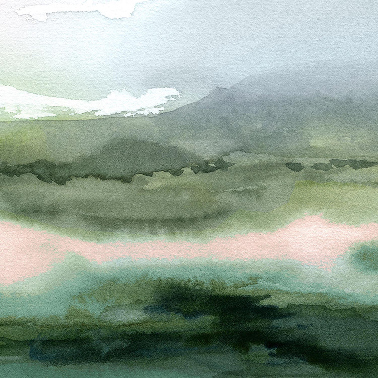 Swatch of the Heartland Home Greenery II Wall Art