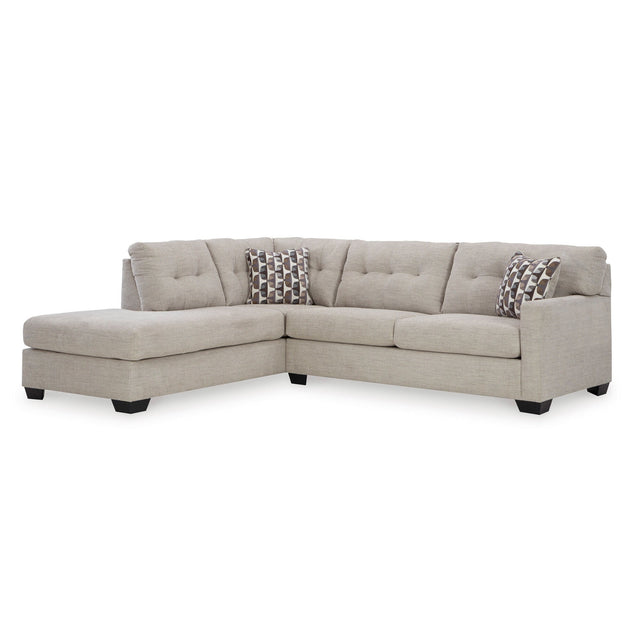 Mahoney Pebble Left Chaise Full Sleeper Sectional QK1066114