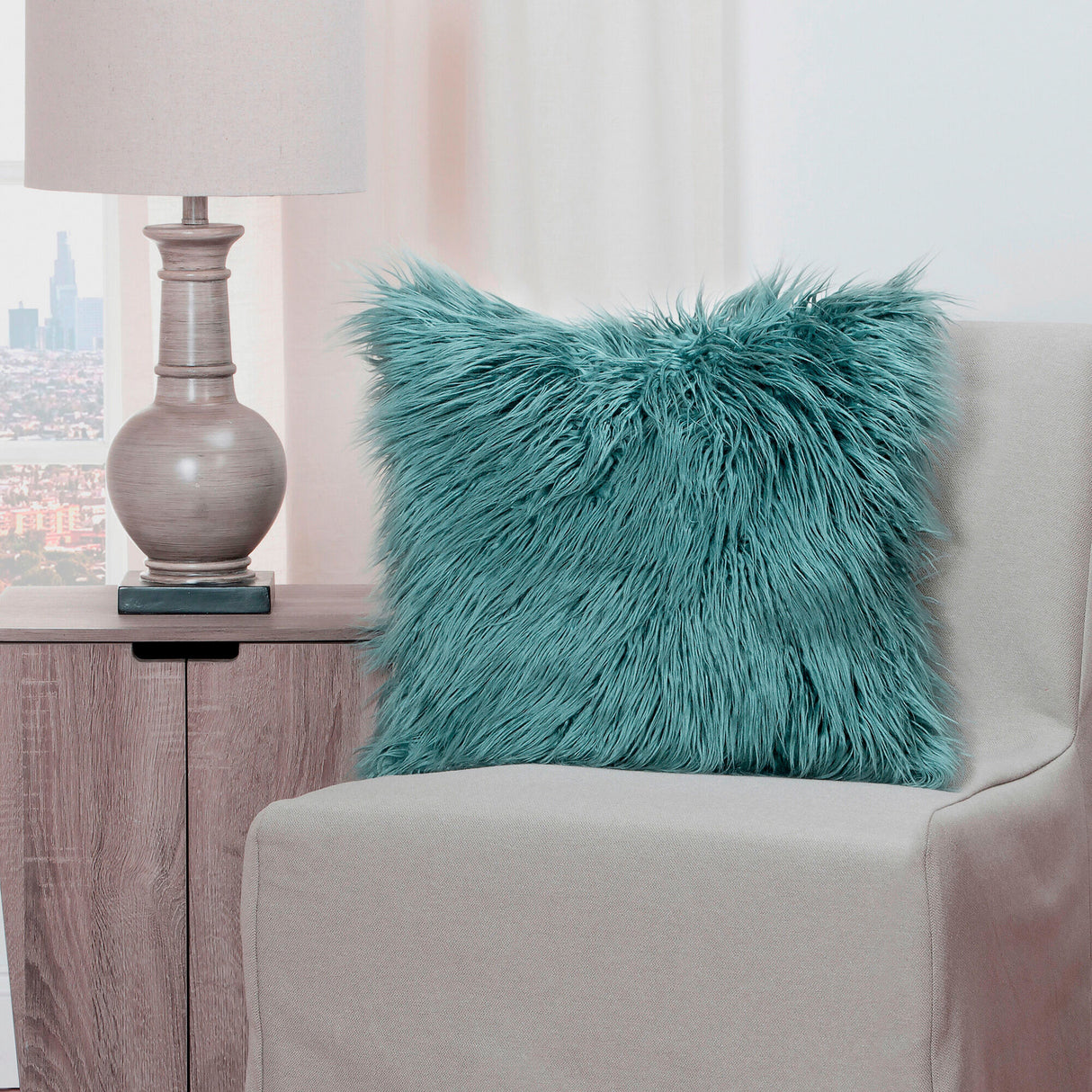 Llama 20 Inch Feather Pillow - QK1081998_SISO_LF3_RM