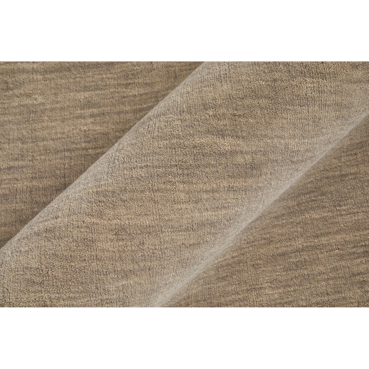 Detail image of Luna Light Gray 8x10 Rug with overlay of product dimensions