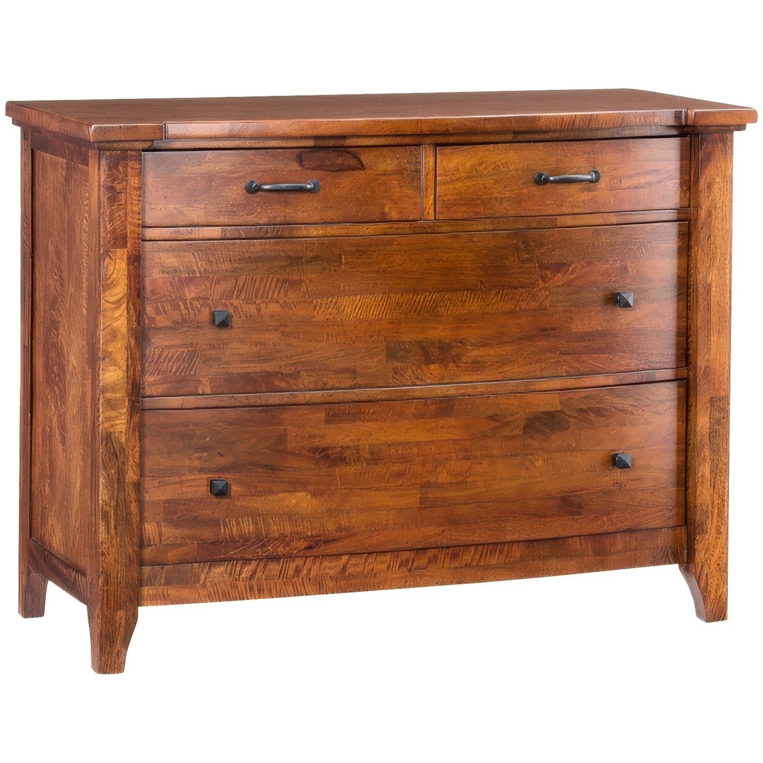 Front right view of Whistler Retreat Dark Walnut Media Chest