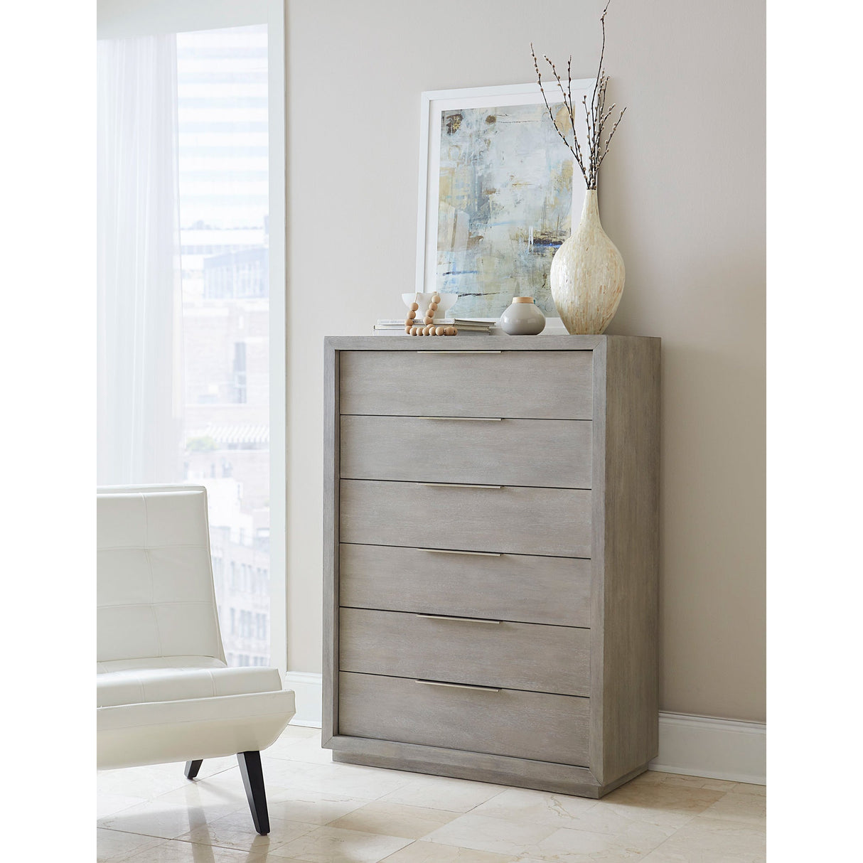 Detail view of Oxford Mineral Chest