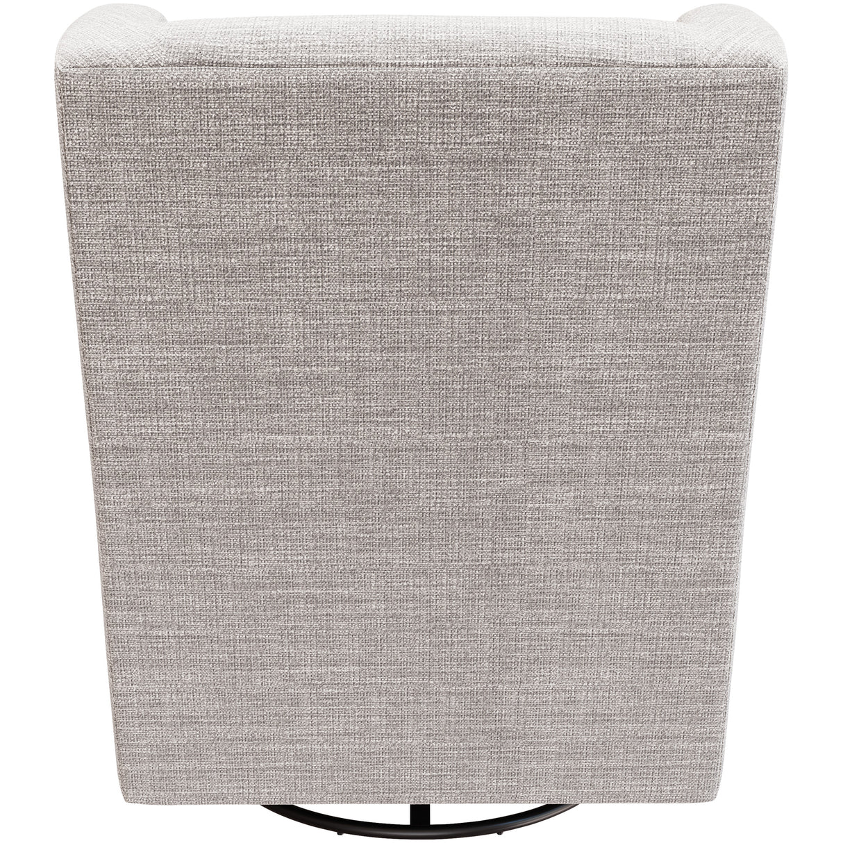 Back view of Brianna Gray Swivel Glide Chair